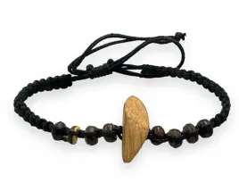 bransoletka-pleciona-z-drewienkiem-17cm