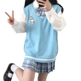 damski-sweter-kamizelka-uczennicy-anime-motyw-cinnamoroll-xl