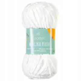 wloczka-do-szydelkowania-plush-pluszowa-delikatna-chenille-6-mm-biala-1