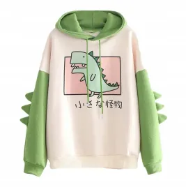 damska-bluza-z-kapturem-japonski-dinozaur-xxl