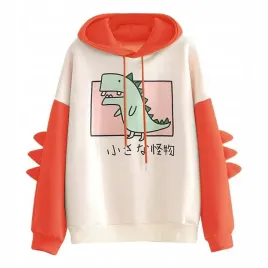 damska-bluza-z-kapturem-japonski-dinozaur-s