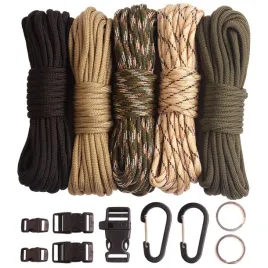linka-lina-paracord-550-zestaw-z-klamrami-karabinczykami-7-rdzeni-4-mm-30-m