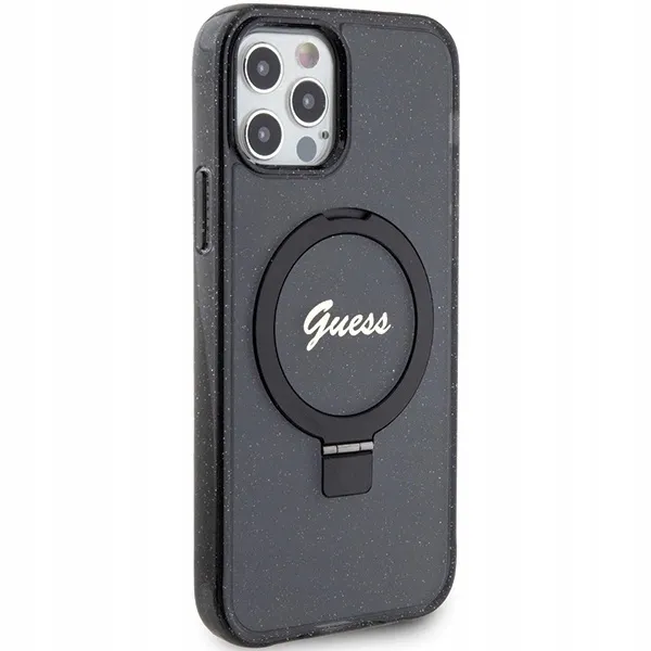 etui-guess-ring-stand-script-glitter-magsafe-do-iphone-12-12-pro-czarne