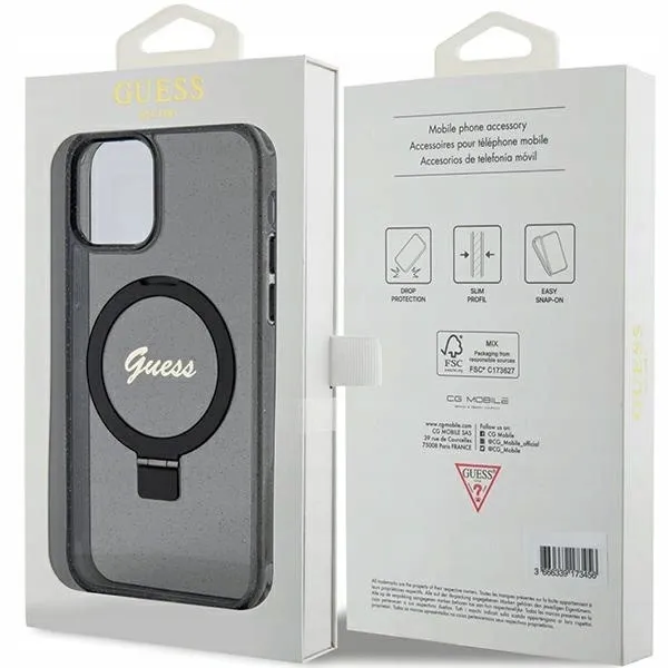 etui-guess-ring-stand-script-glitter-magsafe-do-iphone-12-12-pro-czarne