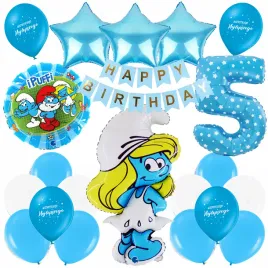 zestaw-balonow-smerfetka-balon-cyfra-5-smerfy-balony-na-piate-urodziny