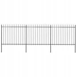vidaxl-ogrodzenie-z-pretow-z-grotami-stalowe-51-x-15-m-czarne