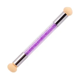 dwustronny-pedzel-gabka-do-ombre-i-nail-art-z-cyrkoniami-fioletowy