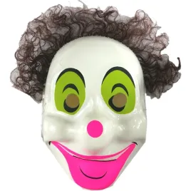 maska-plastikowa-dla-dzieci-klaun-na-gumce-o-mieszanym-wzorze