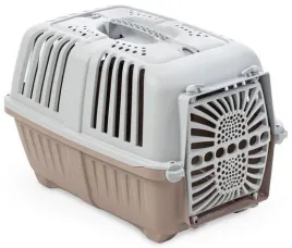 transporter-dla-malych-zwierzat-kotow-i-psow-yarro-pratiko-rozowo-szary