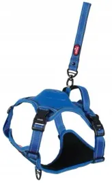 szelki-dla-psa-z-wbudowana-smycza-automatyczna-zolux-easyride-s-niebieskie