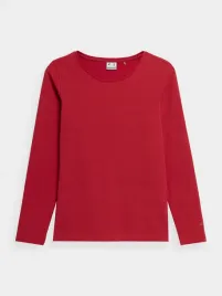 4f-koszulka-damska-z-dlugim-rekawem-longsleeve-tsdl350-czerwona-xs