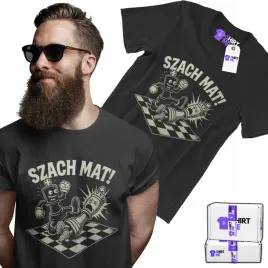 koszulka-szachy-meska-prezent-dla-szachisty-szach-mat-z-nadrukiem-tshirt