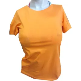 t-shirt-damski-krotki-rekaw-pomaranczowy-roz-s-100percent-bawelna-150-g