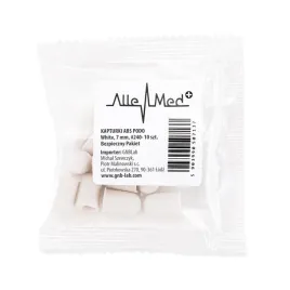 kapturki-do-pedicure-7-mm-gradacja-240-10-szt-abs-podo-allemed-bialy-white