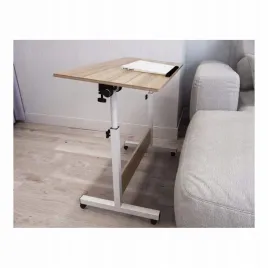 stolik-biurko-pod-laptopa-lozko-na-kolkach-regulowana-wysokosc-mobilny