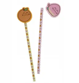 pusheen-truskawka-i-brzoskwinia-olowek-z-gumka-pusheen