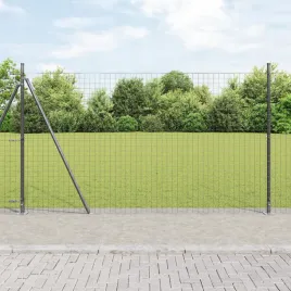 vidaxl-slupki-ogrodzeniowe-z-podstawami-52-szt-o32mm-835cm-ze-stali-ocynk
