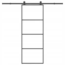 vidaxl-drzwi-przesuwne-z-osprzetem-szklo-esg-i-aluminium-76x205-cm