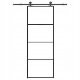 vidaxl-drzwi-przesuwne-z-osprzetem-szklo-esg-i-aluminium-76x205-cm
