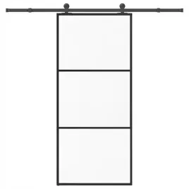 vidaxl-drzwi-przesuwne-z-osprzetem-90x205-cm-szklo-esg-i-aluminium