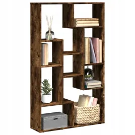 vidaxl-regal-na-ksiazki-przydymiony-dab-72x20x120-cm