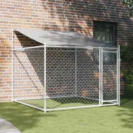 vidaxl-klatka-dla-psa-z-dachem-i-drzwiami-szara-2x2x2-m-stal