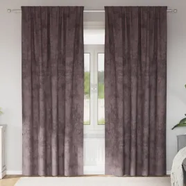 vidaxl-zaslony-2-szt-z-oczkami-brazowe-245x140-cm