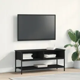 vidaxl-szafka-rtv-czarny-dab-100x35x45-cm-drewno-inzynieryjne-i-stal