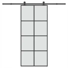 vidaxl-drzwi-przesuwne-z-osprzetem-90x205-cm-szklo-esg-i-aluminium