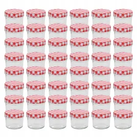 vidaxl-szklane-sloiki-na-dzem-bialo-czerwone-pokrywki-48-szt-110-ml