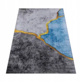 dywan-do-salonu-160x220cm-brazowo-niebieski-vintage-retro-antyposlizgowy