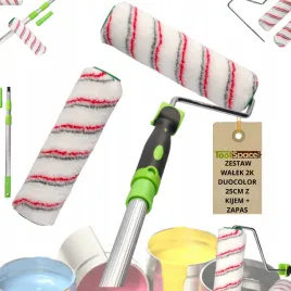 walek-malarski-25cm-zestaw-do-malowania-scian-kij-teleskopowy-ciemne-kolory