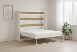 polkotapczan-perfekt-140x200-poziomy-z-materacem-dab-czarny
