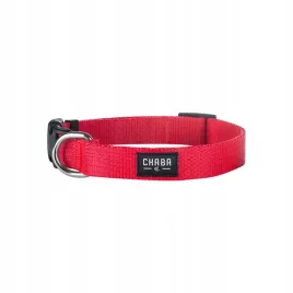chaba-obroza-regulowana-classic-xxl-3-45-78cm-czerwona
