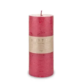 parafinowa-czerwona-swieca-ozdobna-stolowa-dekoracyjna-rustic-15cm-fi7