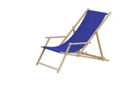 lezak-ogrodowy-plazowy-drewniany-skladany-niebieski-zestaw-2-szt