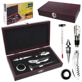 zestaw-akceosria-do-wina-korkociag-zatyczka-dozownik-termometr-prezentowy