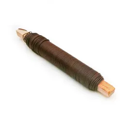 drut-florystyczny-na-kolku-brazowy-0-7mm