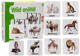 edukacyjne-puzzle-ukladanka-dla-dziecka-10-polaczen-zwierzeta-angielski