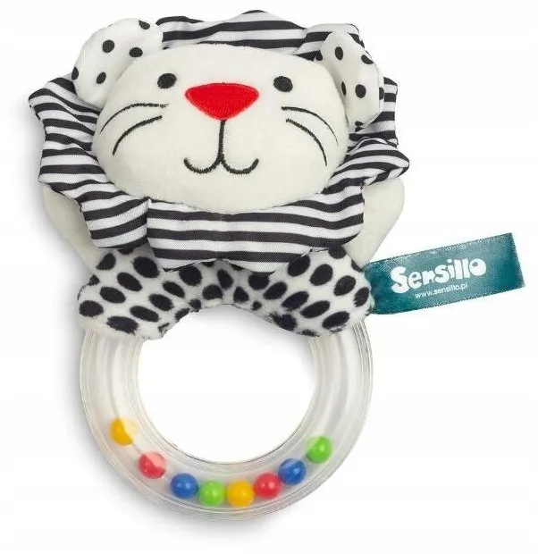 blackandwhite-grzechotka-lew