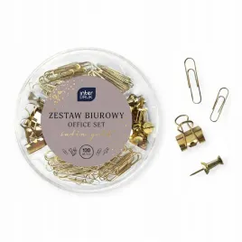 zestaw-biurowy-120-sztuk-satin-gold-spinacze-pinezki-klipy
