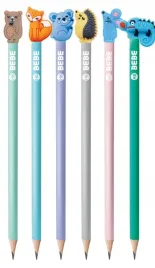 olowek-tradycyjny-bandb-hb-1-szt-z-gumowymi-zwierzakami