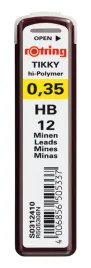grafity-do-olowkow-rotring-tikky-035mm-hb-12-grafitow