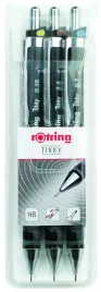 zestaw-3-olowkow-automatycznych-rotring-tikky-czarne-0-35-0-5-0-7-mm
