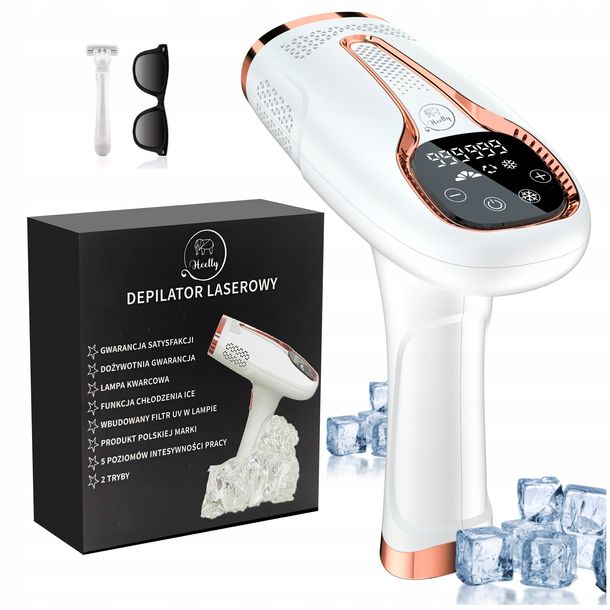﻿DEPILATOR IPL DO WŁOSÓW CIAŁA LASEROWY BIKINI NÓG DEPILACJA BEZBOLESNY