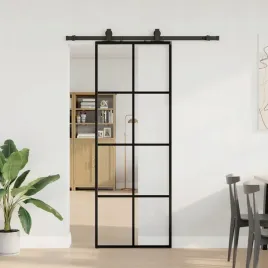 vidaxl-drzwi-przesuwne-z-zestawem-okuc-czarne-76x205-cm-esg-szklo