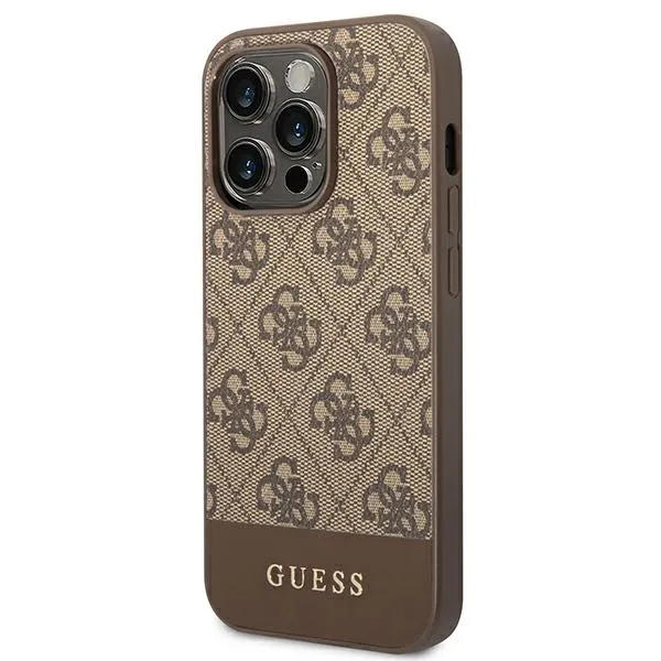 etui-guess-do-iphone-14-pro-brazowy