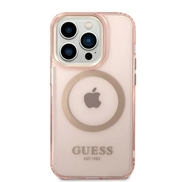 etui-guess-do-iphone-14-pro-rozowy-magsafe-stan-nowy