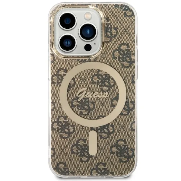 etui-guess-do-iphone-14-pro-brazowy-magsafe-stan-nowy