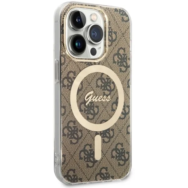 etui-guess-do-iphone-14-pro-brazowy-magsafe-stan-nowy